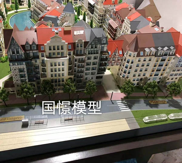 策勒县建筑模型